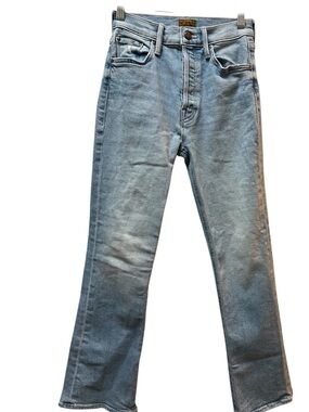 Mother women’s Light Wash Straight-Leg Jeans 25